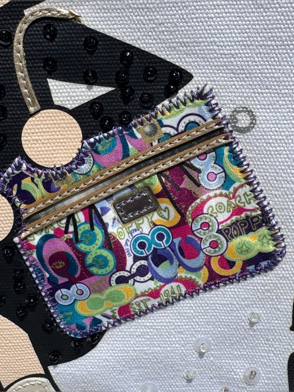 Coach Poppy Chan Pepper Tote EUC - Picture 12 of 17